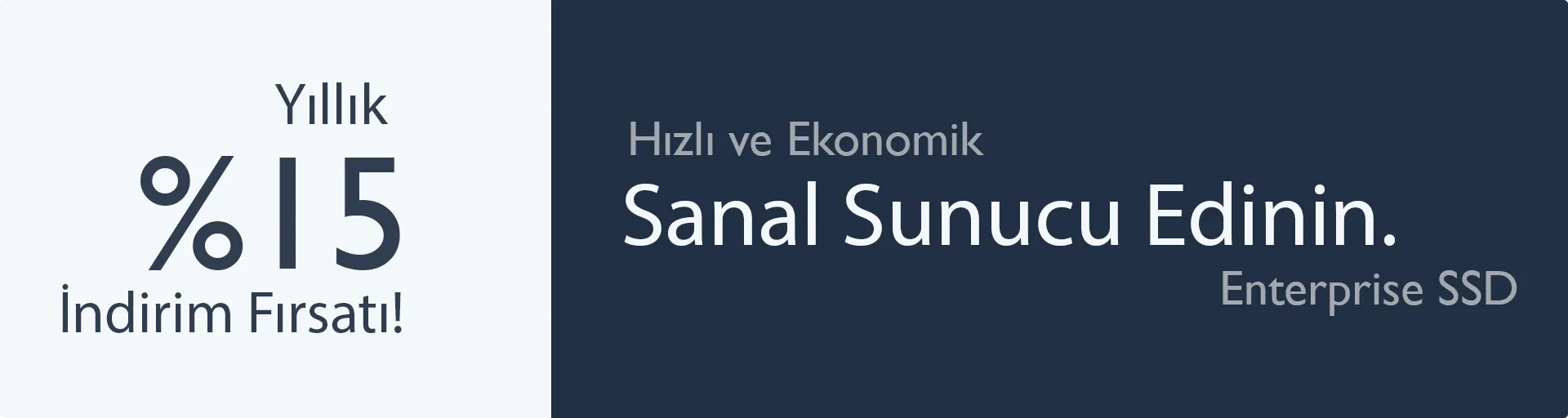 Yıllık %15 İndirimli VDS Sunucu Kiralama
