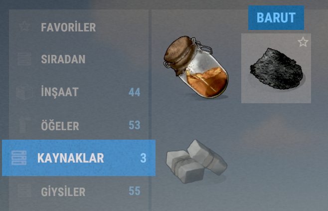 Rust Barut Yapımı